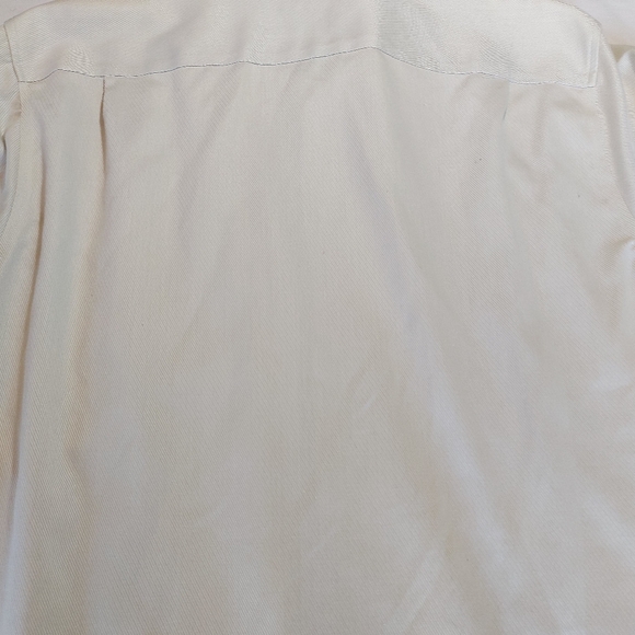 Claiborne Mens Shirt 80's 2 Ply, Off White, 15.5 32/33 - Picture 10 of 10